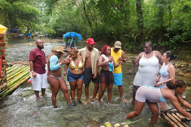 Jamaica Bamboo River Rafting Experience with Lime Stone Massage - The 30-foot bamboo raft ride: calm water, good pacing