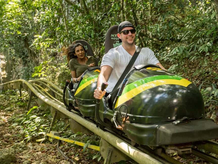 Jamaica: Bobsled and Dunn's River Falls Adventure Tour - Jamaica bobsled on a 1,000-meter track: what it feels like