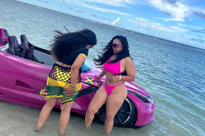 Jet Cars in Montego Bay and Private Transportation - Jet Cars Over Montego Bay Water, with Real Crew Support