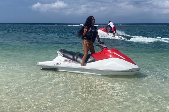 Jetski Water Activity And Beach From Montego Bay - Included perks that actually help on a hot day