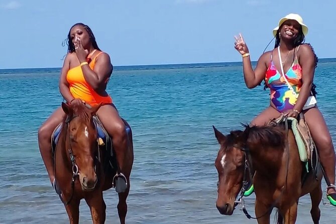 Kennedy's Horseback riding, Blue Hole and Secret Falls from Montego Bay - Ocho Rios Craft Market Stop for Souvenirs
