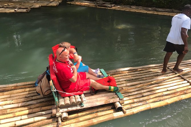 (Martha Brae River) Bamboo Rafting - On the bamboo raft: glide time, fish spotting, and photo stops