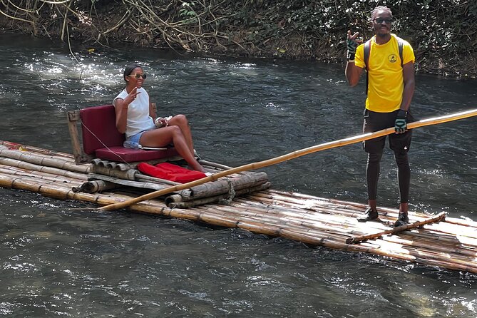 (Martha Brae River) Bamboo Rafting - River stops for food, drinks, and souvenir browsing