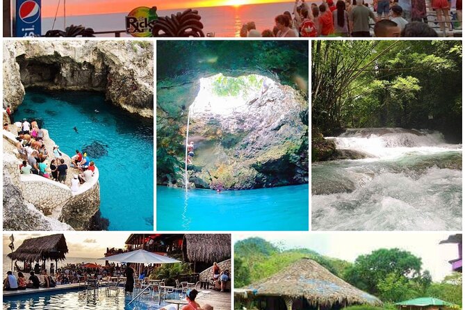 Mayfield Falls, Blue Hole & Rick's Café Tours/Weed Farm option - Stop 2: Blue Hole Mineral Spring and the 22-foot jump (or ladder climb)