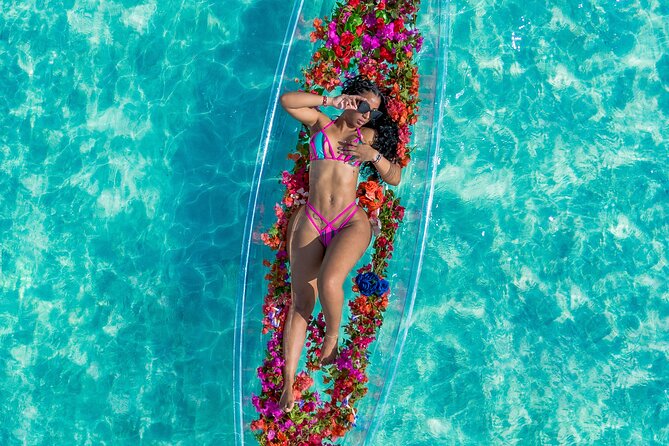 Montego Bay Clear Kayak Private Photography - Posing in a Clear Kayak: Directions, Timing, and Comfort