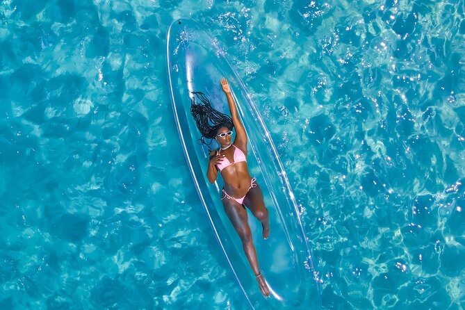Montego Bay Clear Water Kayak Drone Photo and Video Shoot - On the Water: Clear Kayak Poses, Breeze, and That Calm- Sea Feeling