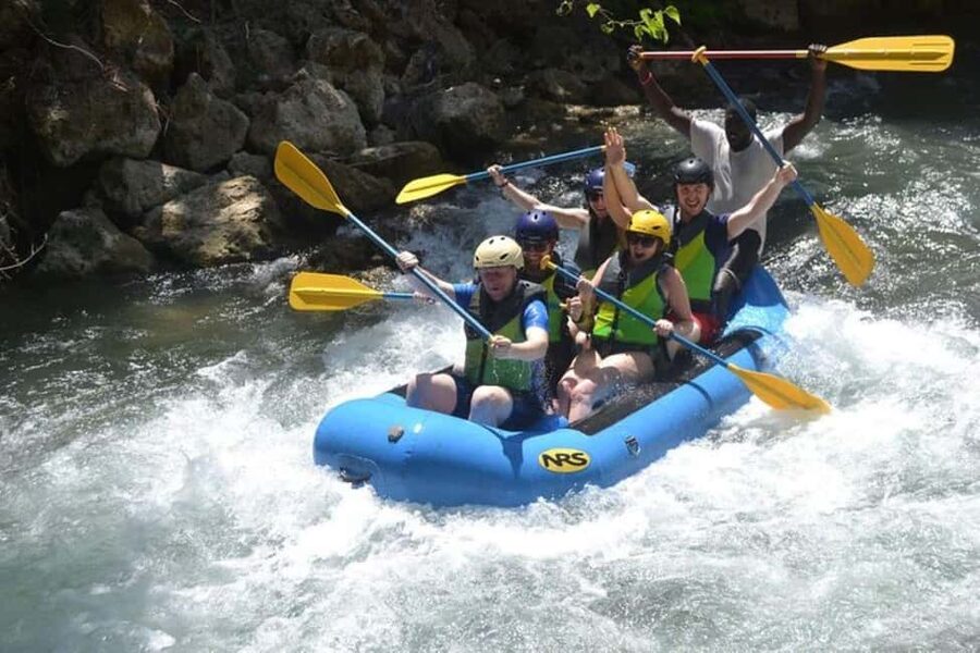 Montego Bay: Dunn's River Falls and River Rapids Adventure - Dunn’s River Falls: 155-Foot Terraces That Lead Into the Sea