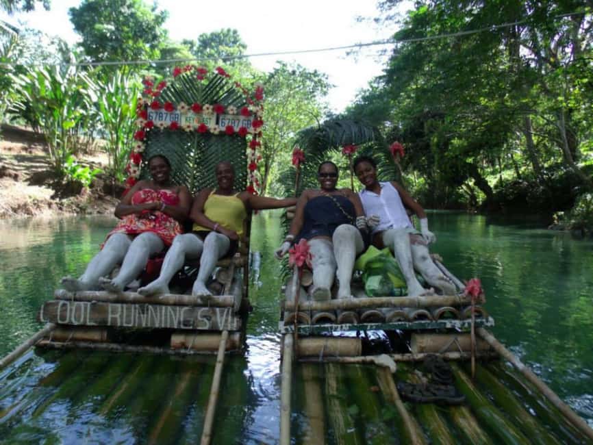Montego Bay, Jamaica: Bamboo Rafting with Foot Massage - What the bamboo raft ride feels like on the water