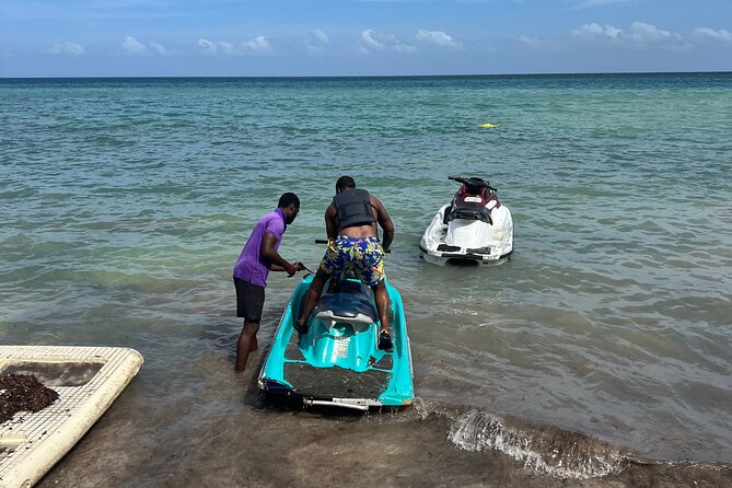 Montego Bay Jetski and Bamboo River Rafting Private Tour - Montego Bay jetski ride: ocean views you can feel