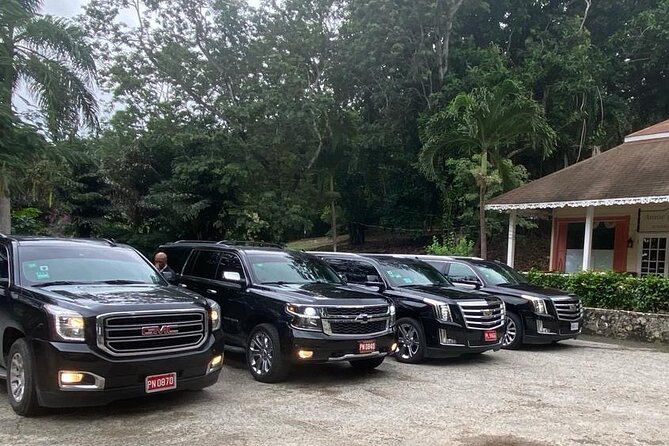 Montego Bay, Negril, Ocho Rios Areas Private Luxury Transfer - Your ride plan: private luxury, up to five passengers