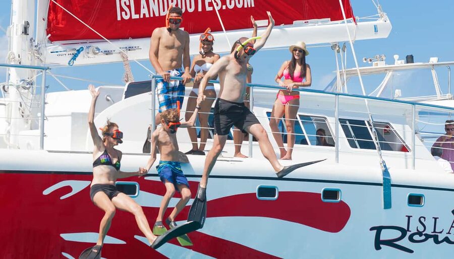 Montego Bay: Reggae Family Catamaran Cruise with Snorkeling - A 3-hour catamaran day along Jamaica’s north coast