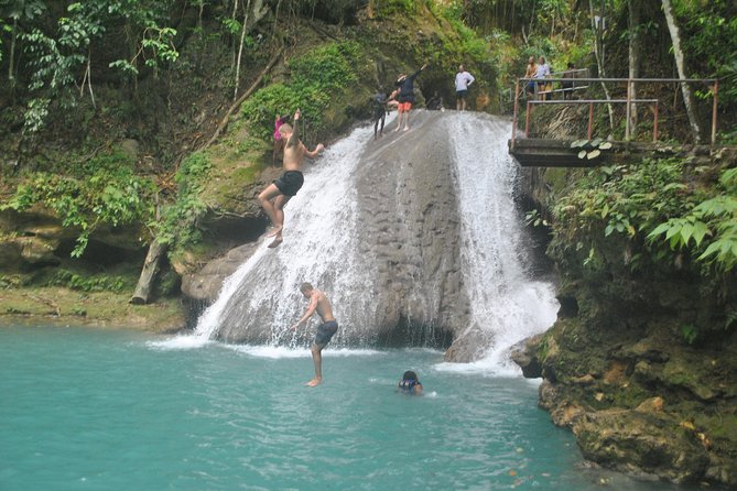 Montego Bay Shore Excursion: Blue Hole & Secret Falls Tour plus Shopping - Cool Blue Hole: swimming, rope swings, and photo-ready moments