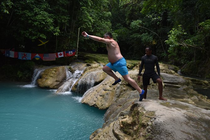Montego Bay Shore Excursion: Blue Hole & Secret Falls Tour plus Shopping - Getting lunch and shopping right after the falls