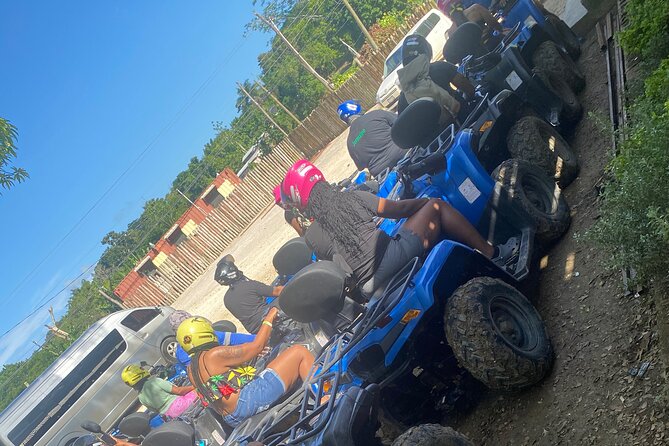 Montegobay ATV Riding - The Music System Start and the Drone Follow for End-of-Ride Photos