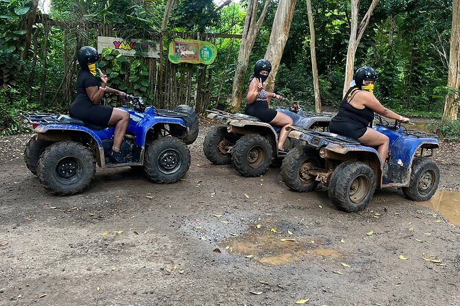 Negril Private Day Tour: ATV Ride, Party Catamaran & Ricks Cafe - Party catamaran cruise with snorkeling, DJ music, and rum mixes