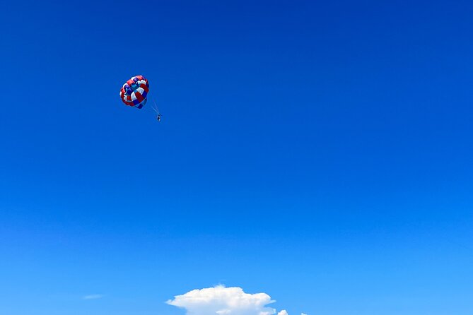 Parasailing above Turquoise Ocean Waters in Montego Bay - Price and Value: Is $113 Worth It in Montego Bay?
