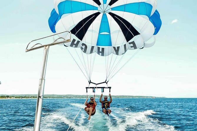 Parasailing, Sea Tubing & Jet Ski from Montego Bay- Private tour - Sea Tubing Behind a Speedboat: The Adrenaline Finish