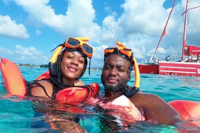Party Catamaran Cruise with Open Bar and Snorkeling Montego Bay - The Reggae Party Setup: DJ, Crew Energy, and Open Bar