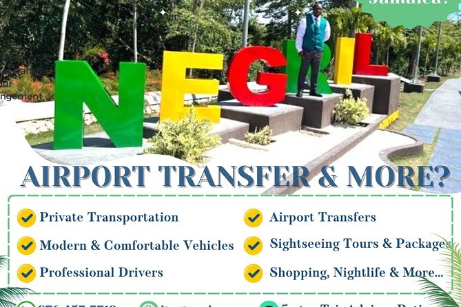 Private Airport Transfer Montego Bay Airport to Negril (One-Way) - Stops Along the Way: Bathroom Breaks and Quick Supply Runs