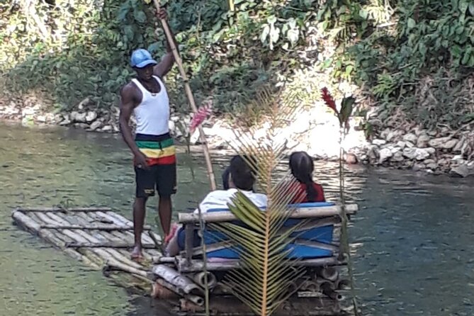 Private Bamboo Rafting along Great River with Pickup - The 30-foot bamboo raft experience on the Great River