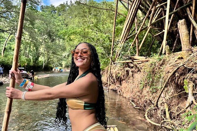 Private Bamboo River Rafting & Foot Massage from Montego Bay - Montego Bay Bamboo Rafting Plus Limestone Foot Massage: The Simple Idea