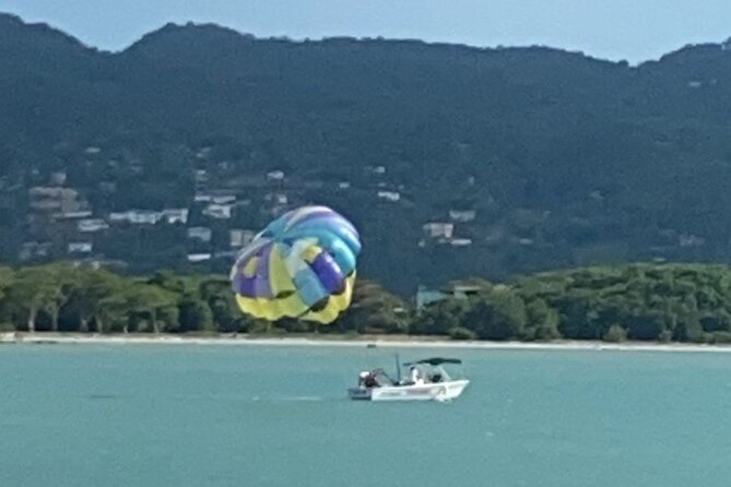 Private Parasailing and Jet Skiing at Montego Bay - Parasailing: the calm thrill of being above the water