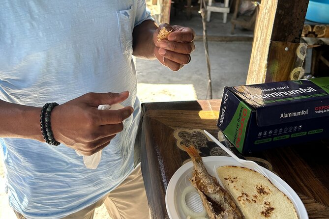 Private Seafood Tour and Floyds Pelican Bar or Black River Safari - Stop 3 at Middle Quarters: pepper shrimp and spice choices