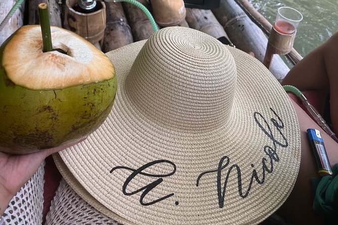Private Tour Bamboo Rafting & Limestone Massage In Montego Bay - Bamboo rafting with Joe on the raft: calm, green, and very Jamaican