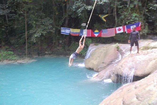 Private Tour from Falmouth to Ocho Rios Blue Hole and shopping - Blue Hole: rope swings, cave sections, and pool-hopping time