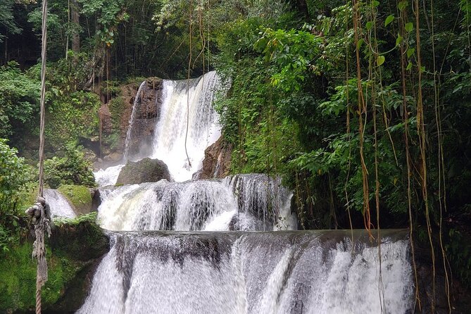 [PRIVATE] YS Falls, Black River, Pelican Bar - Entrance & Lunch - YS Falls: A 120-Foot Waterfall, Jitney Ride, and Natural Swim Options