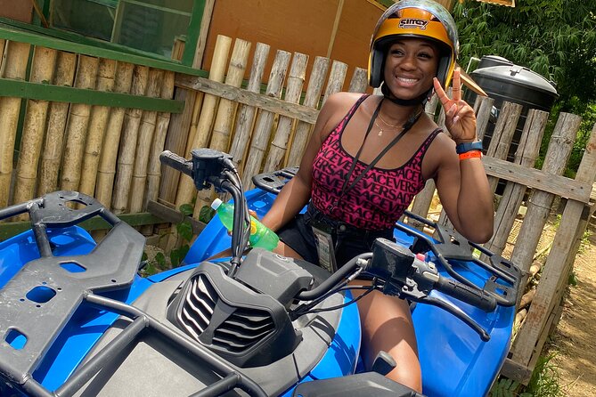 Rafting Atv and Ricks cafe - ATV through Jamaican terrain, guided and filmed