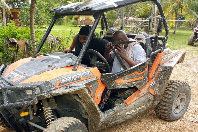 Rastasafari ATV Experience - Mineral springs swim stop: the best kind of break