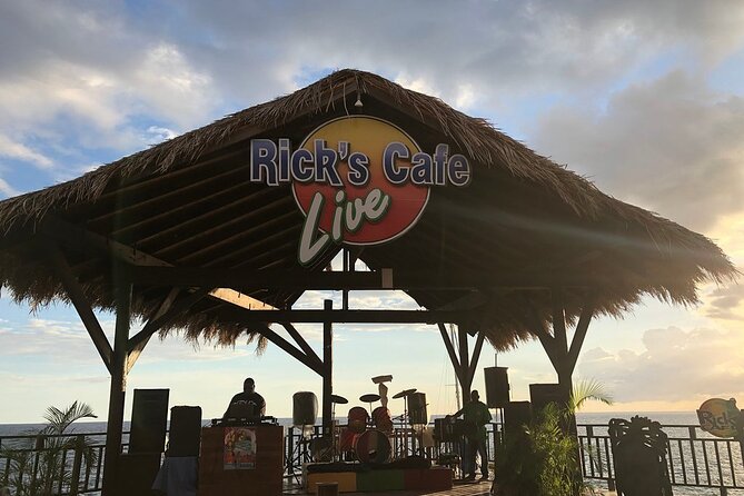 Ricks Cafe and Negril Seven Miles Beach Irie Tour - Rick’s Cafe on the cliffs, music, food, and cliff-jumping energy
