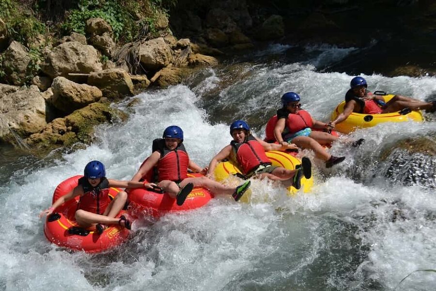 River Rapids Jungle River Tubing Adventure - Rio Bueno Jungle Tubing, Class 2 Rapids, and a Rope-Swing Break