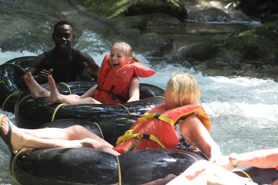 River Rapids Jungle River Tubing Adventure - The Launch: Safety Gear First, Then Downstream Fun