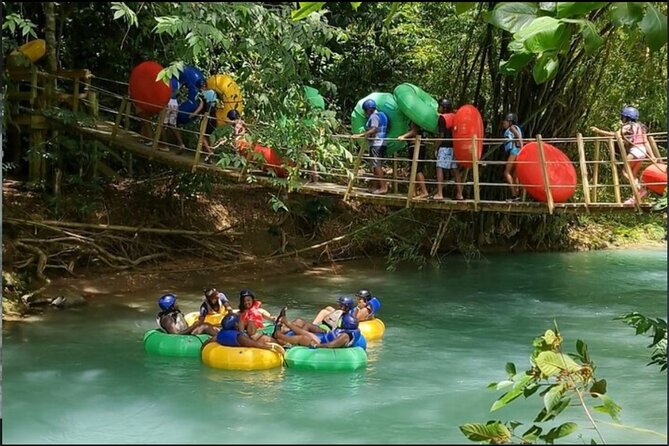 River rapids tubing rafting kayaking and beach Adventure - What Happens on the Rio Bueno River, From Hike n Swim to Lagoon Jump