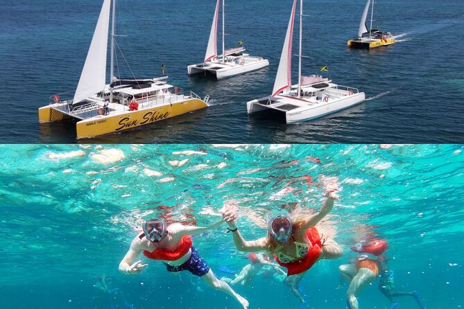 SUNSET PARTY CRUISE Rick's Cafe Ocean Coral / Eden Bay Guests - Seven Mile Beach at Margaritaville Negril, One Hour to Reset