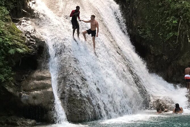 Transportation and Tour from Montego Bay to Blue Hole/Secret Falls - Lunch and shopping window: what is included, what is on you