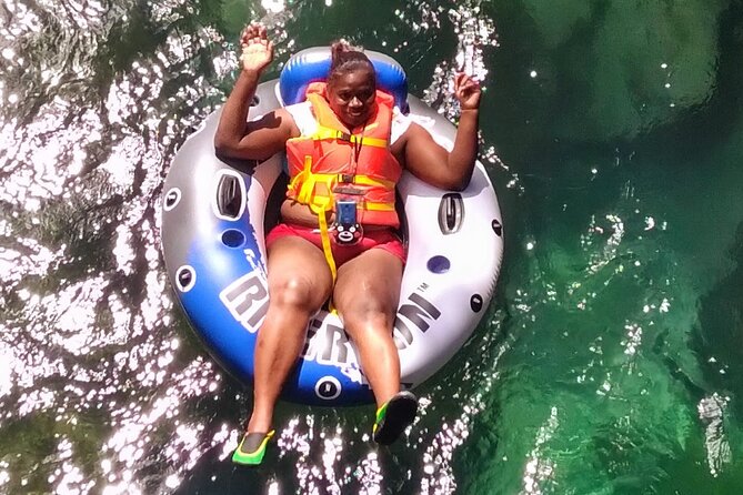 Triple Action pack Combo (Blue Hole, Horse back riding and river tubing) - River Tubing on the White River: Relaxing Float, Then Steady Rapidity