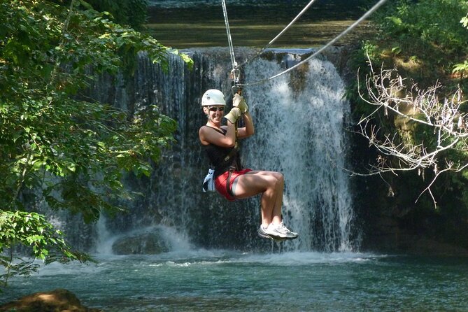 Zip-lining/Horseback Rides/Cat & Atv Inclusive Act with Transpo From Montego Bay - Horseback riding in backcountry and the Caribbean Sea