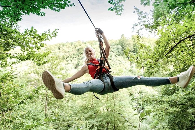 Zip-lining/Horseback Rides/Cat & Atv Inclusive Act with Transpo From Montego Bay - Zip lining: adrenaline with attention to landing space