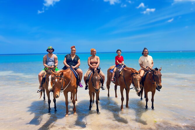 Zipline, Dunn’s River Falls, Bamboo Rafting & Horseback Ride Tour - Scotchies jerk center at Drax Hall: casual food between adventures